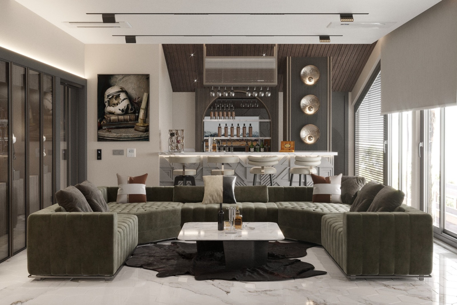 Modern Salon Project render
